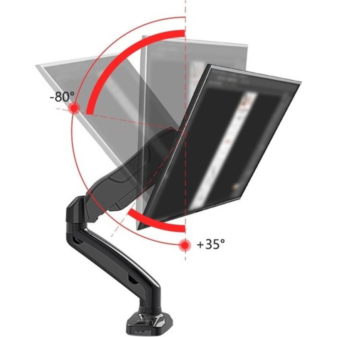 Cloody LCD LED Alüminyum Kol Amortisörlü Vesa Monitör Standı Max 9 kg