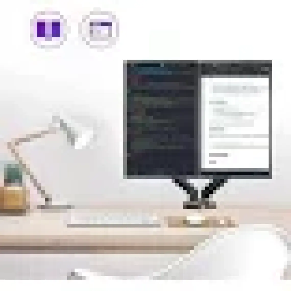 North Bayou NB F160 17-27'' Monitör Standı 2-9 Amortisörlü Monitör Standı Yeni Tasarım 2023 Versiyon