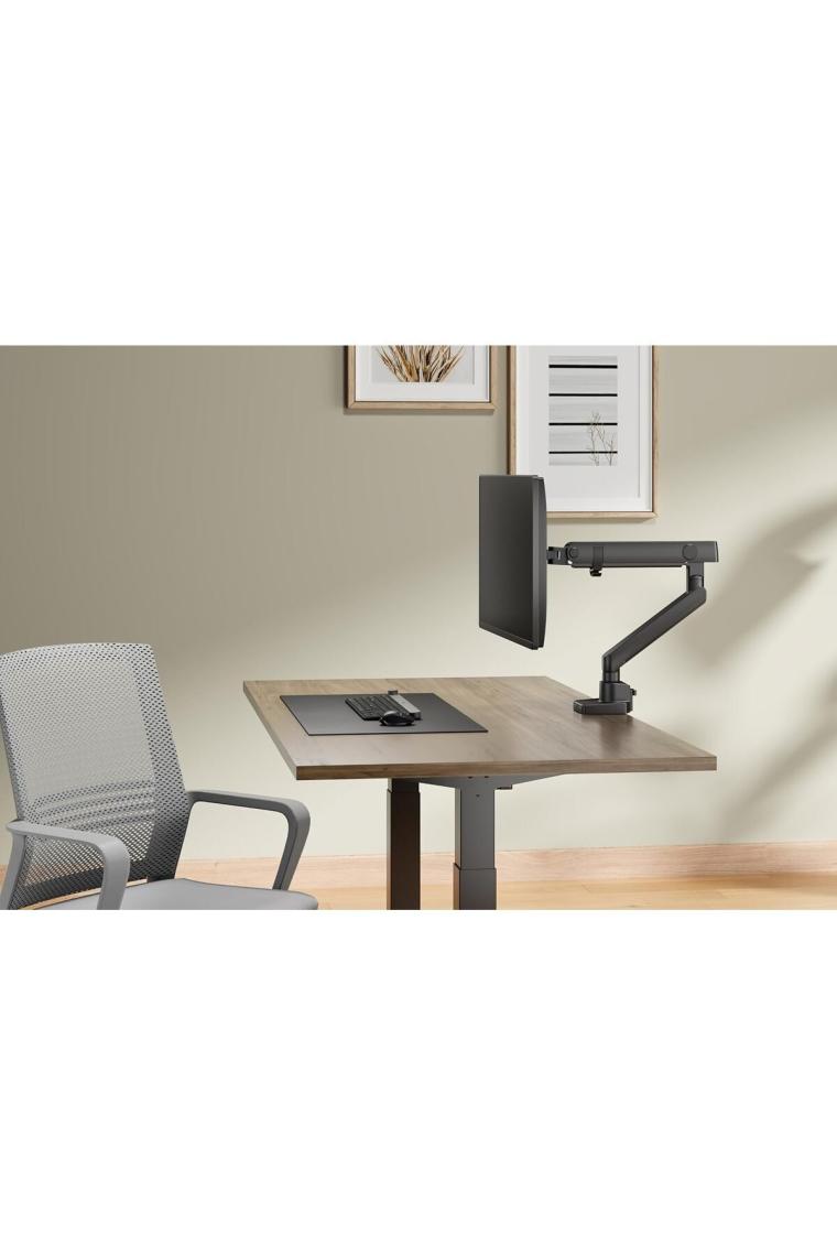 Voltix Monitör Tutucu, 17''-35'' Ekranlar Için, 12KG Taşıma Kapasiteli, Amortisörlü, Vesa Uyumlu, Siyah