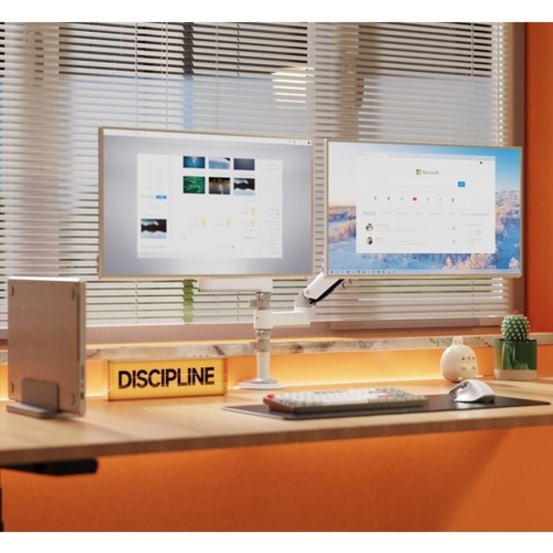 Ergoflex Nb H180 Çift Kol Amortisörlü Profosyonel Monitör Standı