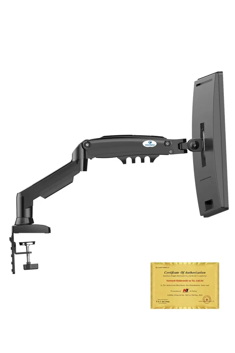 Vontech F80 MNT01 17-30" LCD LED Monitör Tutucu Amortisörlü Vesa Monitör Standı NBF80