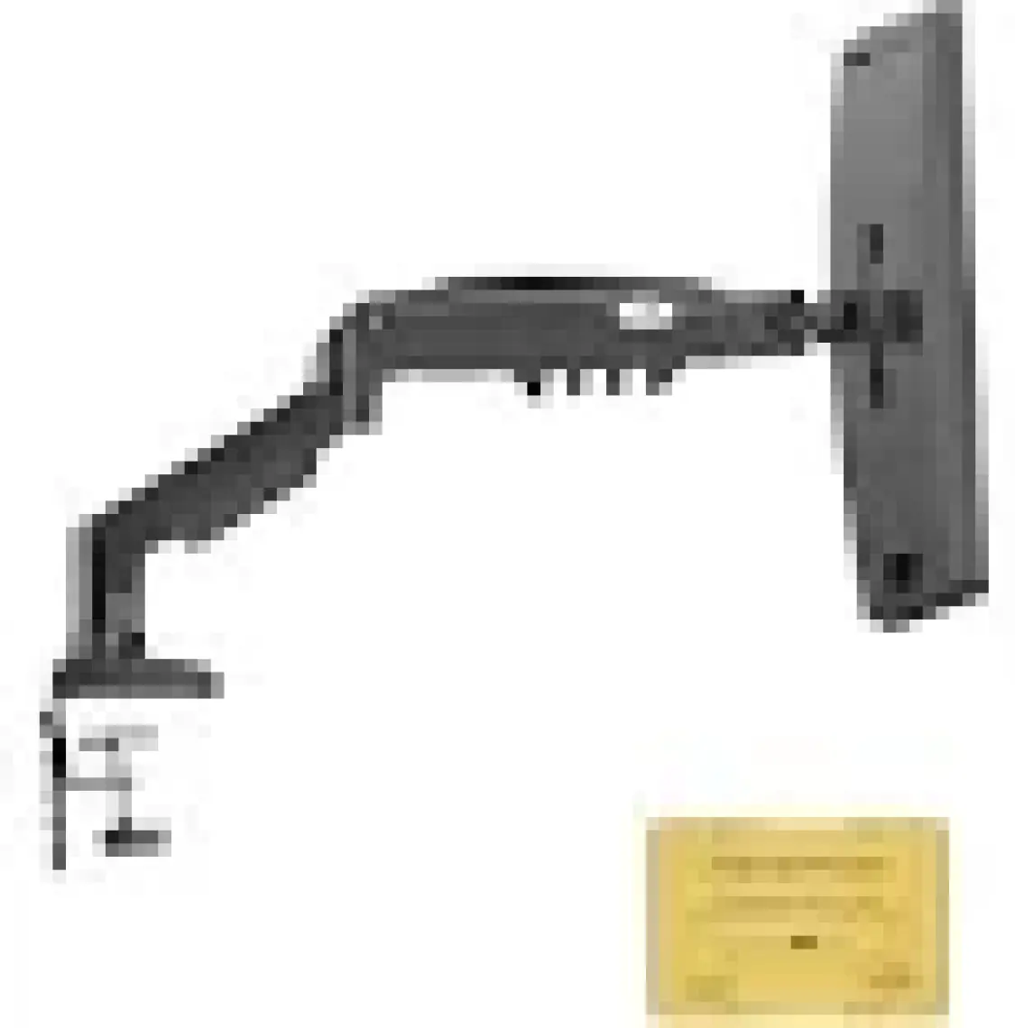 Vontech F80 MNT01 17-30" LCD LED Monitör Tutucu Amortisörlü Vesa Monitör Standı NBF80