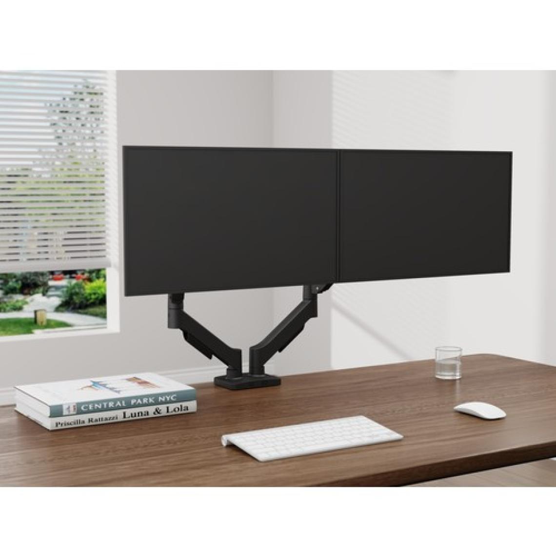 Voltix 17" - 32" Ekranlar Için, 9kg Taşıma Kapasiteli, Vesa Uyumlu, Çift Kol Amortisörlü Vesa Monitör Standı