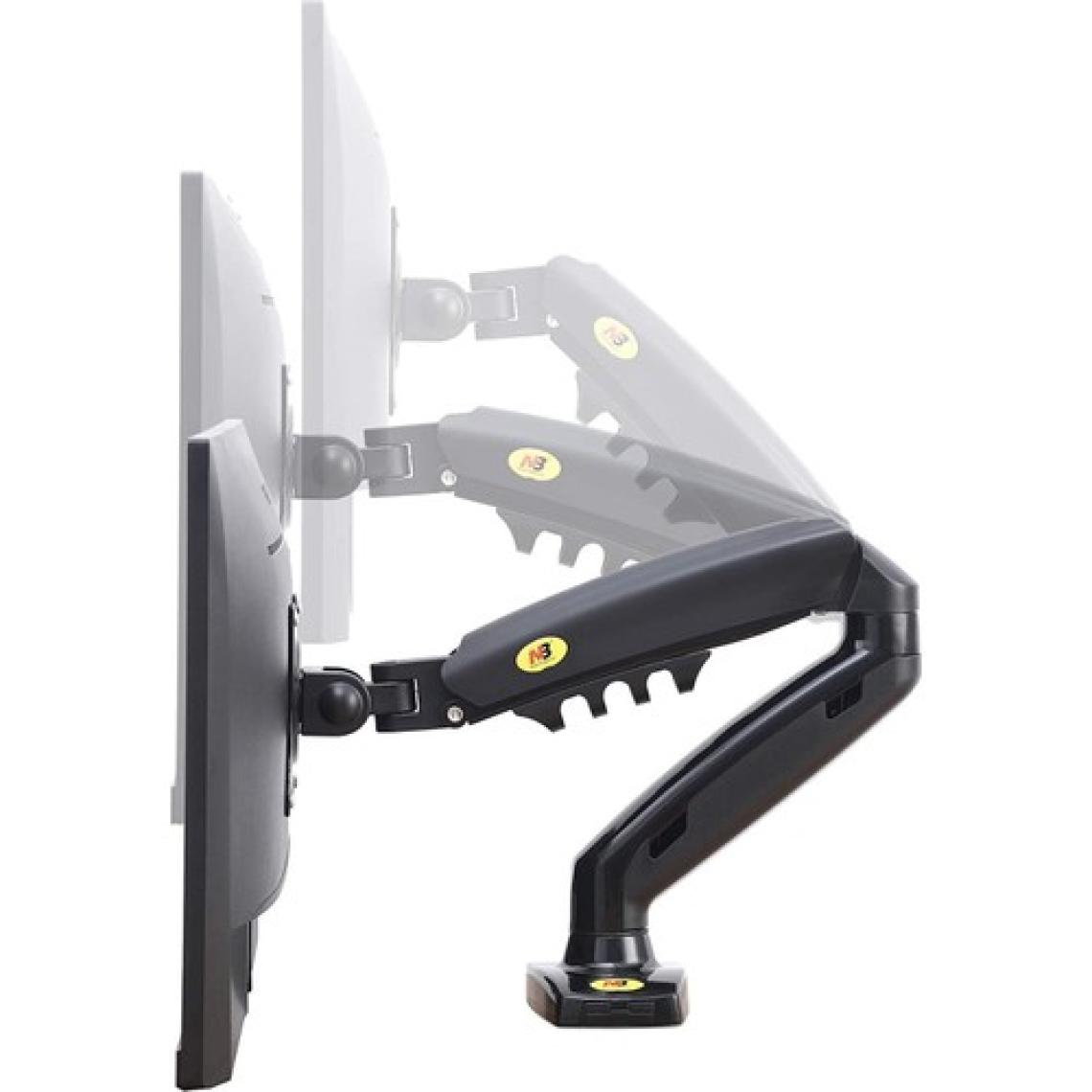 North Bayou NB F80 17"-30" Amortisörlü 2-9 kg Monitör Standı Yeni Tasarım 2023 Black Edition
