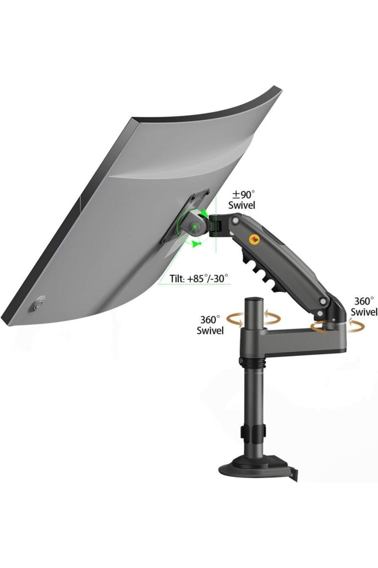 Nb Ergonomic Nb H100 17"-30" Amortisörlü Monitör Kolu 2-9 Kg Vesa Monitör Standı