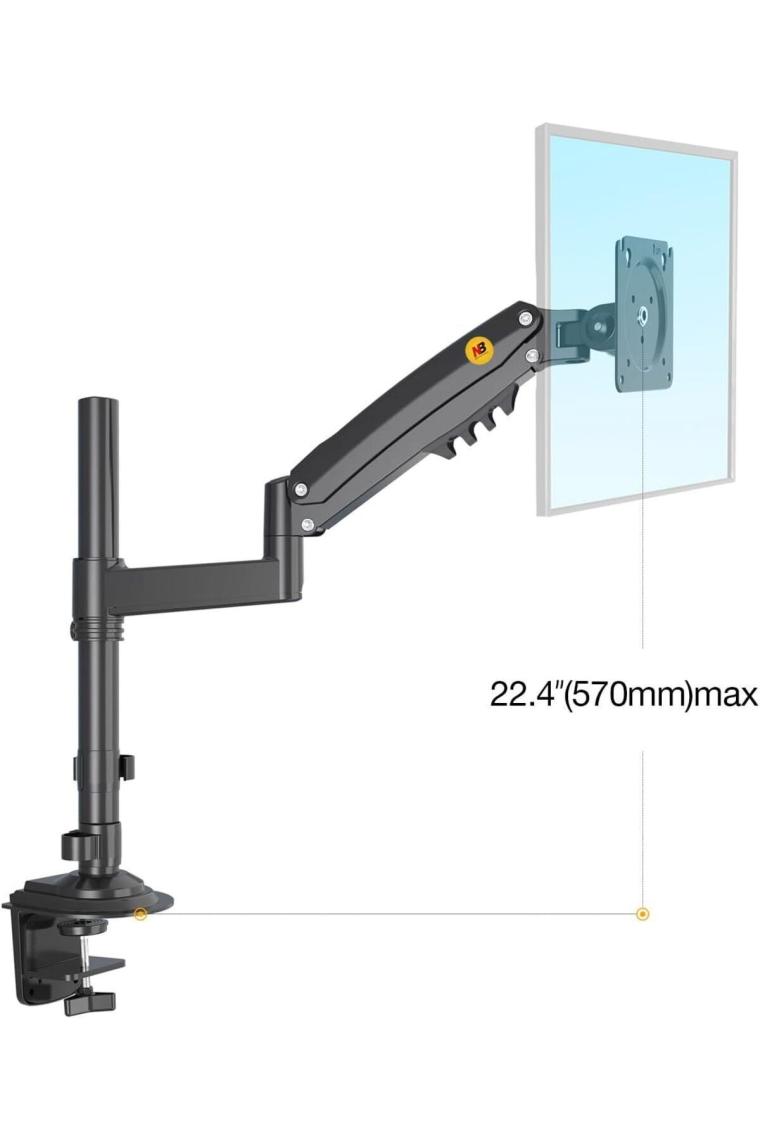 Nb Ergonomic Nb H100 17"-30" Amortisörlü Monitör Kolu 2-9 Kg Vesa Monitör Standı