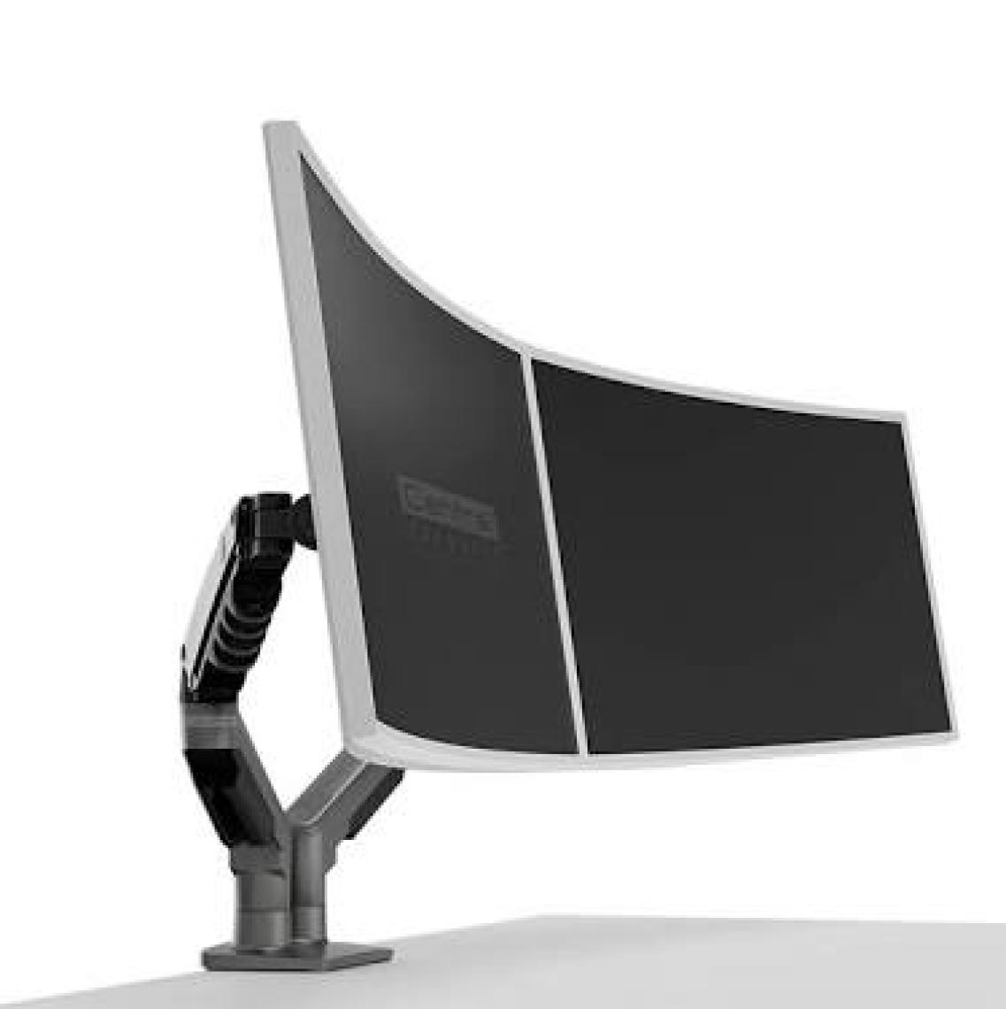 Ergoflex Nb F160U 17-27" Amortisörlü 2-9 kg Monitör Stand 2023 Black Edition (2xUSB Kablolu)