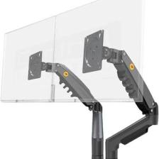 Ergoflex Nb F160U 17-27" Amortisörlü 2-9 kg Monitör Stand 2023 Black Edition (2xUSB Kablolu)