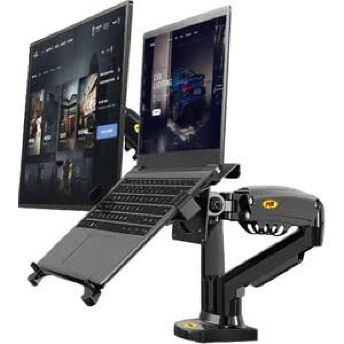 Ergoflex NB F160-FP Amortisörlü 17"-27" Monitör Tutucu ve 10"-17" Laptop Standı