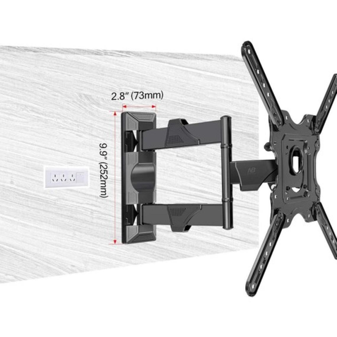 Ergoflex Nb P4 32"–55" Ultra Ince Tv&monitör Hareketli Duvar Askı Standı