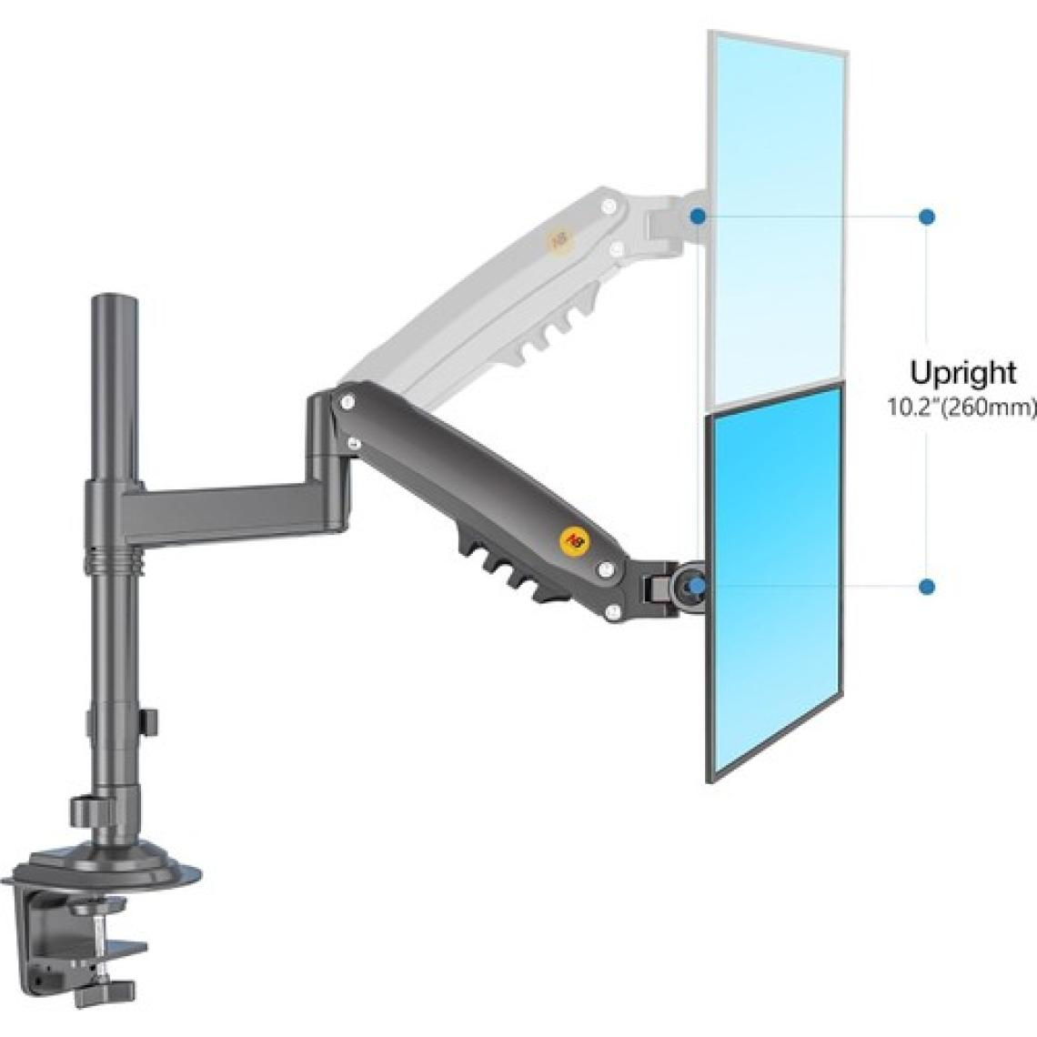 Nb North Bayou H100 Tek Kol Amortisörlü Profosyonel Monitör Standı