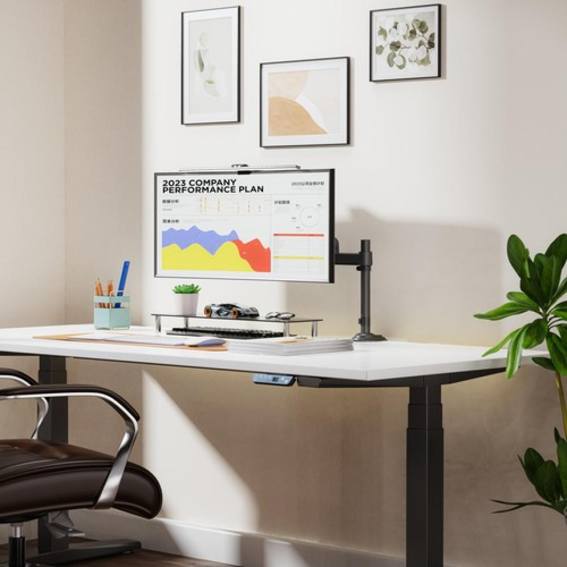 Nb North Bayou H100 Tek Kol Amortisörlü Profosyonel Monitör Standı