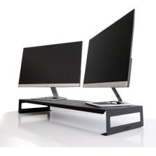 Hansdo Dual Monitör Standı – Ikili Monitör Standı – Monitör Yükseltici – Metal – Siyah – SMS4BL