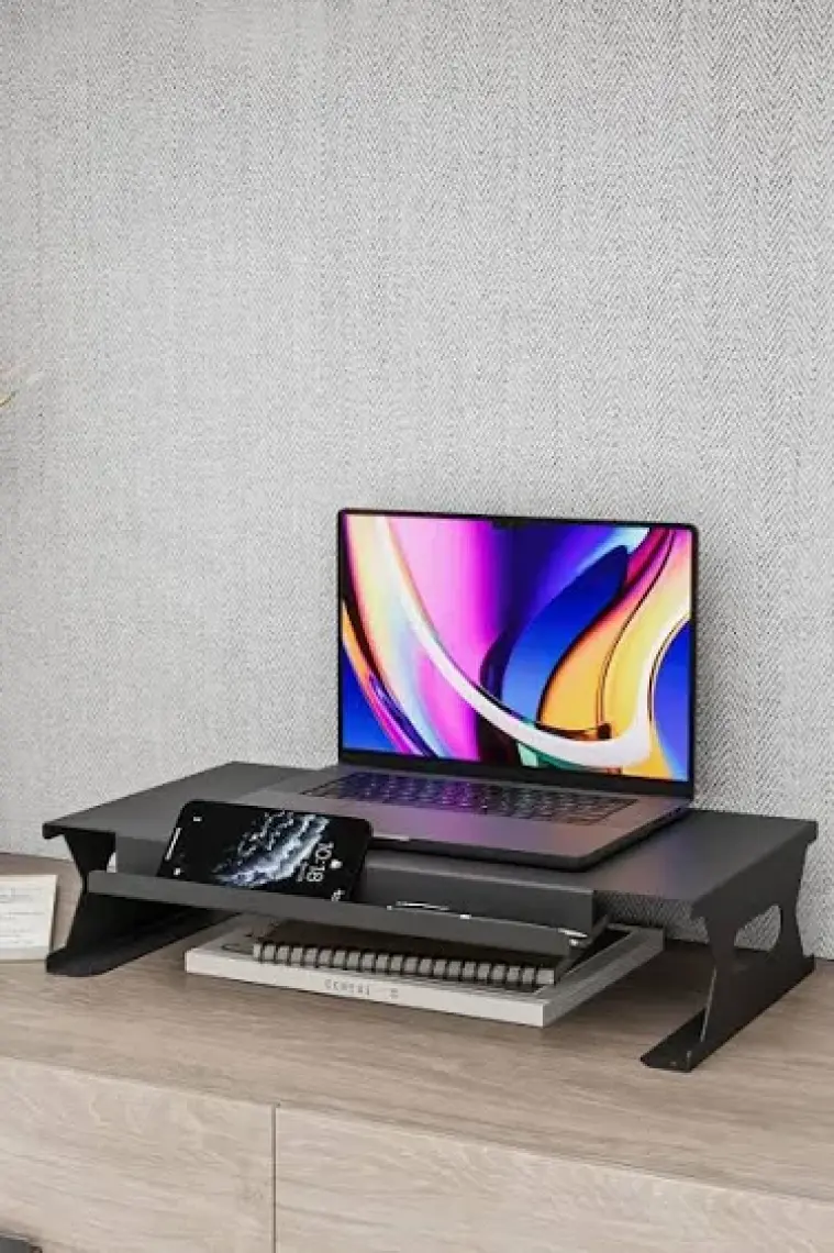 Lmz Masaüstü Tasarım Bilgisayar Monitor Yükseltici Sehpa Laptop Yazıcı Tv Ekran Notebook Stand