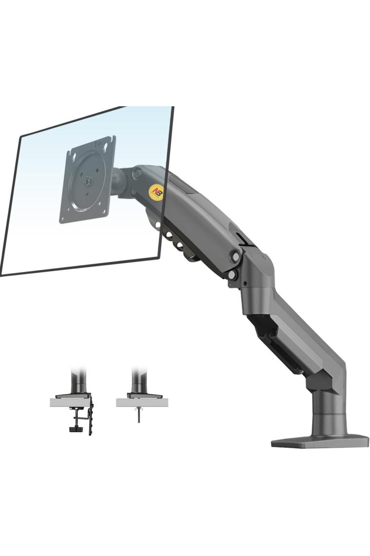 Nb North Bayou F80 17"-30" Amortisörlü 2-9 kg Monitör Standı 2023 Black Edition