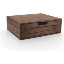 Woodsaka 3Line Çekmeceli Monitör Stand & Araç-Gereç Saklama Kutusu - Ceviz Ağacından