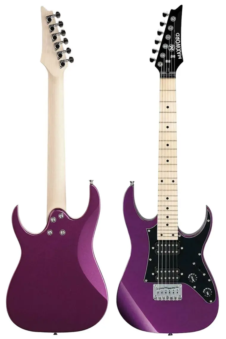 Maxword DE-150PU-25AMP Maple Klavye HH 25 W Amfili Elektro Gitar Seti