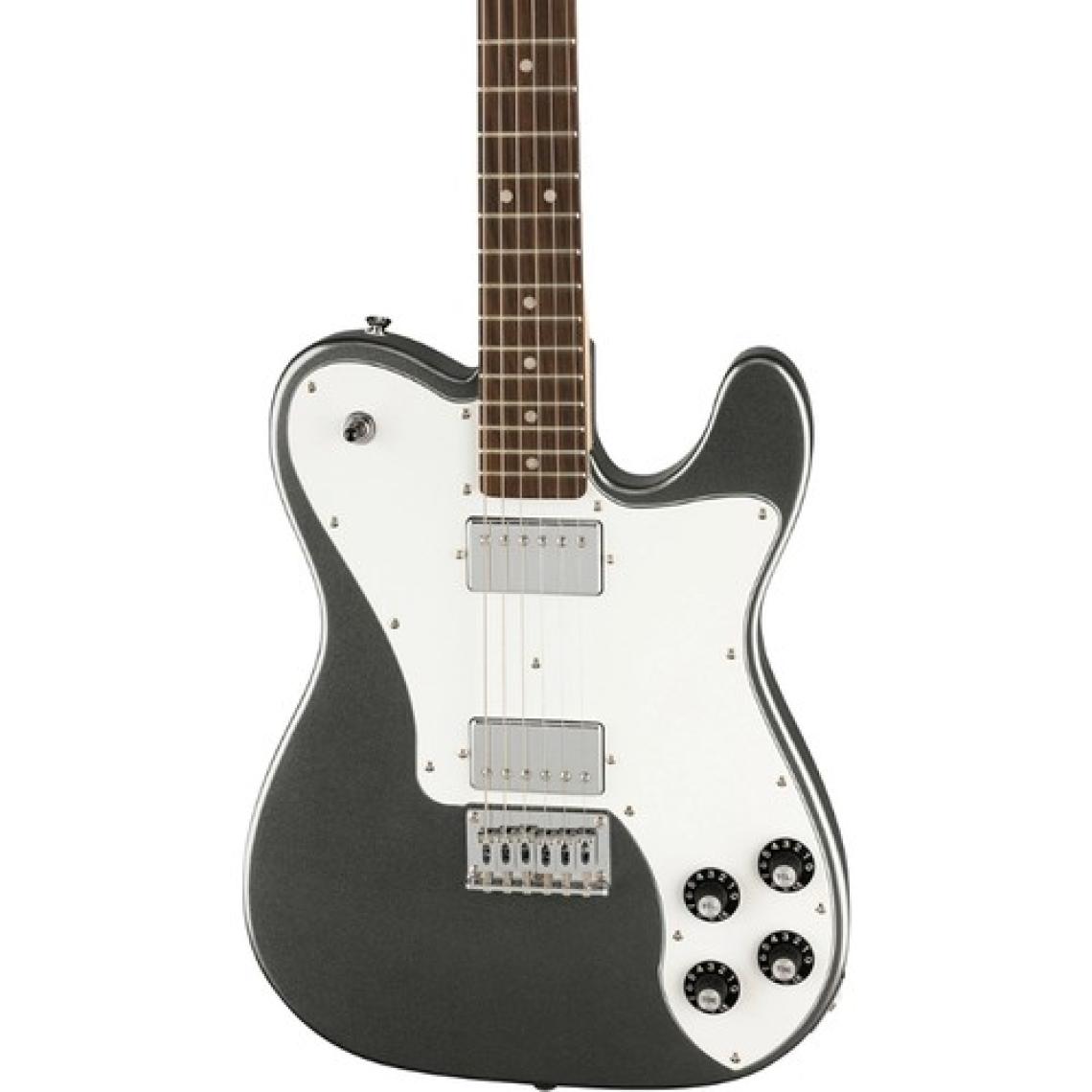 Squier Affinity Series Telecaster Deluxe Laurel Klavye Charcoal Frost Metallic Elektro Gitar