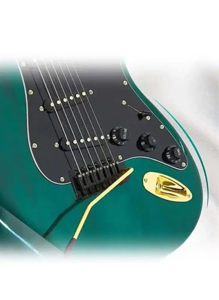 Midex GLC-40GR-AMP Elektro Gitar Seti 25 WATT Şarjlı BT Amfi Kulaklık ve Full SET