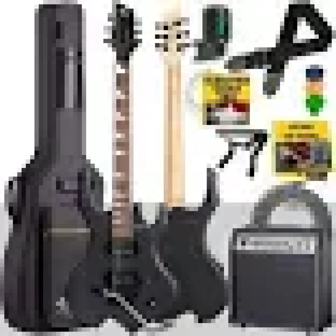 Midex FORCE-AMP30 Üst Seviye 30 Watt Amfili Elektro Gitar H-H Profesyonel Full Set Aksesuarlı
