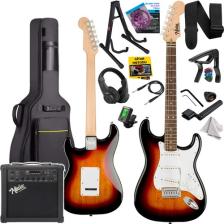 Midex RPH-30SB-25AMP Gül Klavye SSS 25W Amfili Elektro Gitar Seti