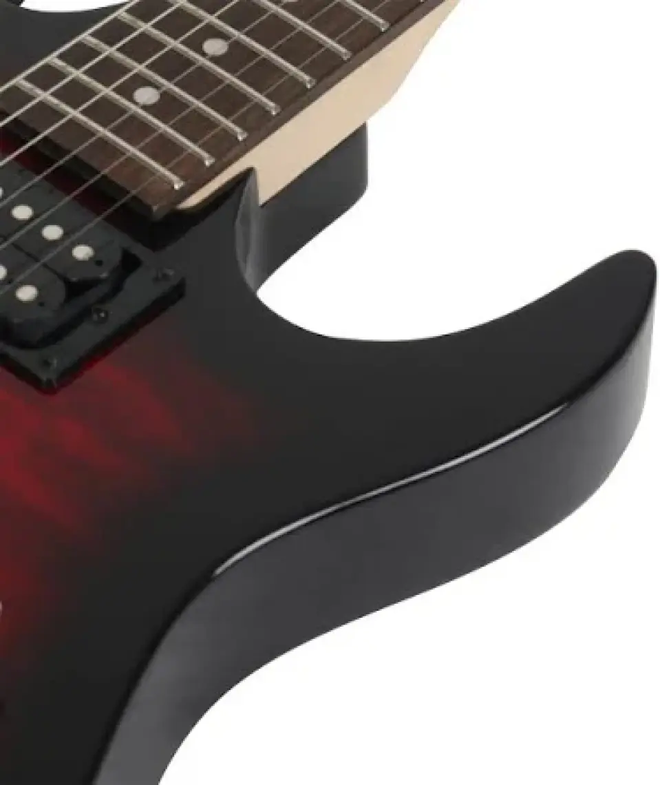 Ibanez Gio GRX70QA Elektro Gitar - Transparent Red Burst