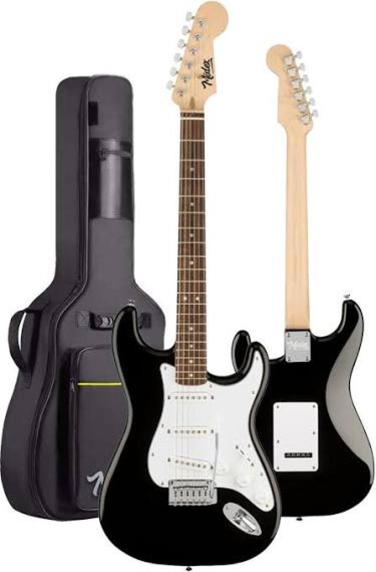 Midex RPH-30WB Gül Klavye Strat Kasa Sss Elektro Gitar Seti