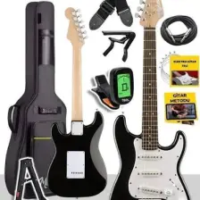 Midex RPH-30WB-35AMP Gül Klavye Strat Kasa SSS 35W Elektro Gitar Seti
