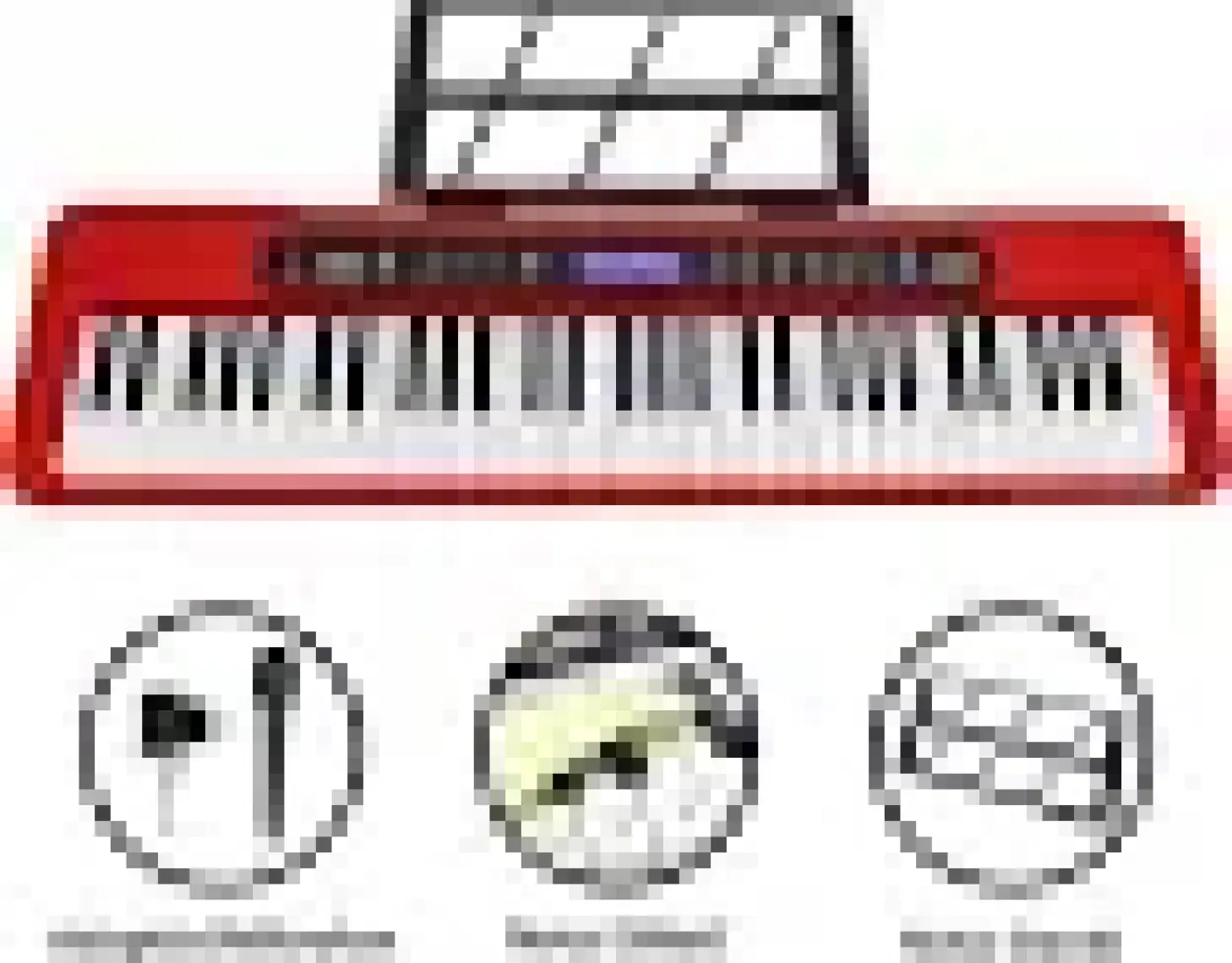 Jwin CTK-3000 61 Tuş Hassasiyetli Org (5 Oktav) - Beyaz