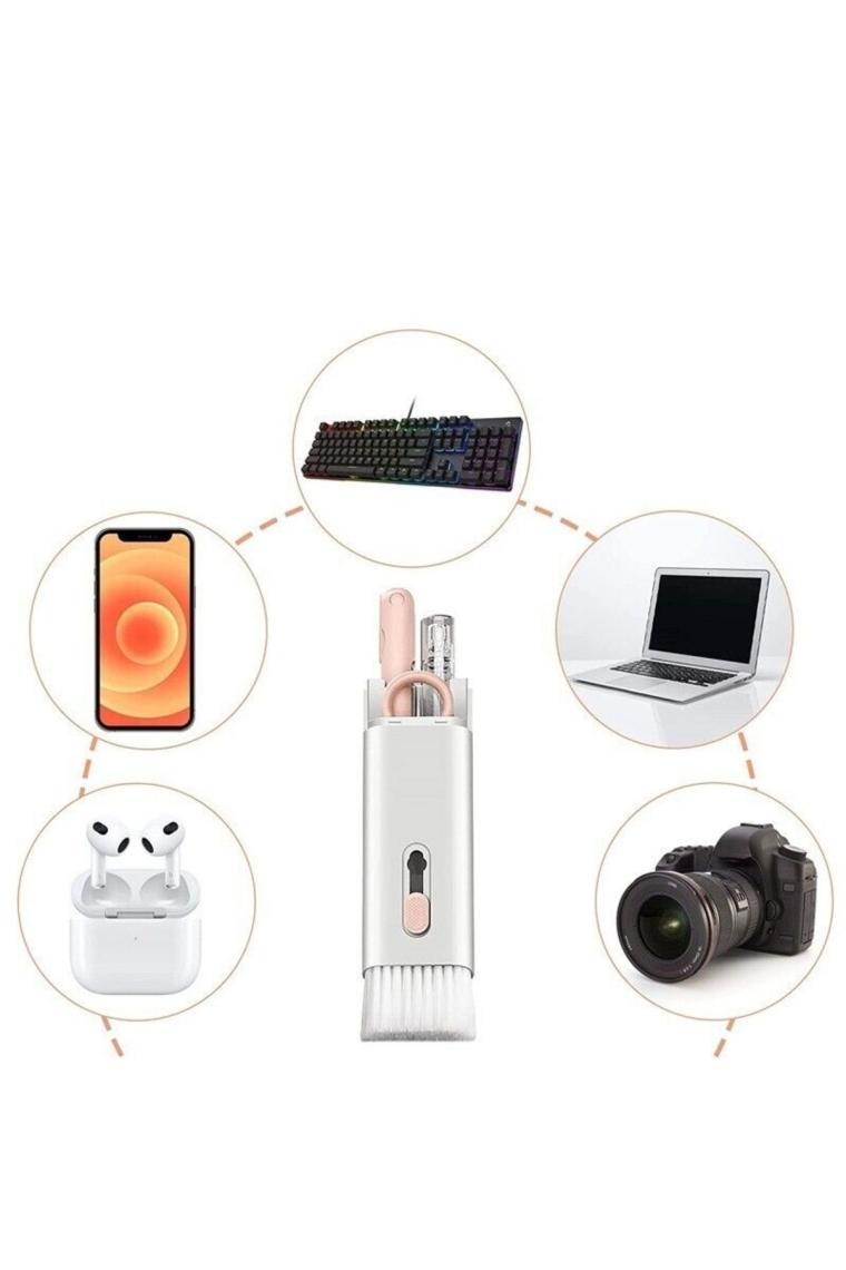 7in1 Çok Fonksiyonlu Airpods Telefon Klavye Ekran Temizleme Kiti