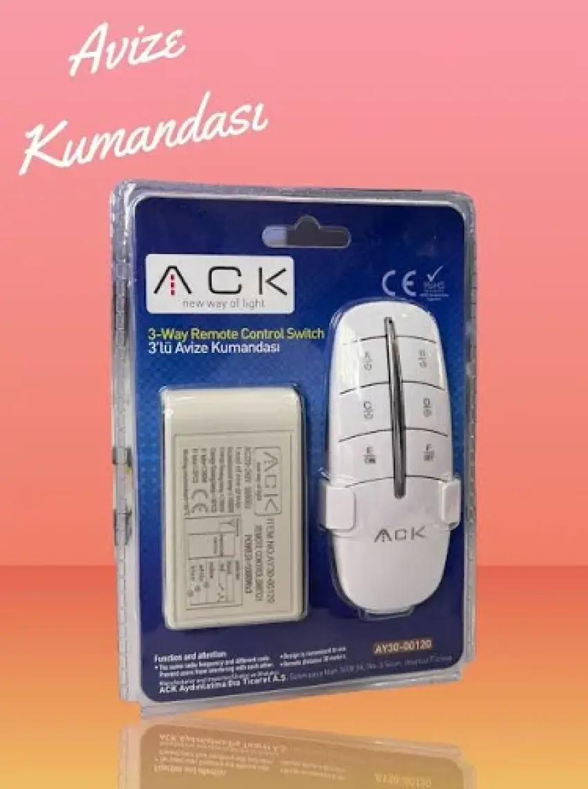 Ack 3'lü Avize Kumandası