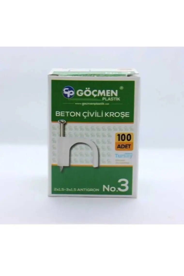 Netsan 3 No Çivili Kroşe 100 Adet
