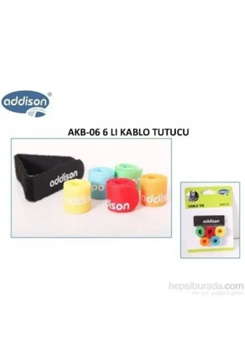 Addison Akb-06 6`Lı Kablo Düzenleyici - Toplayıcı