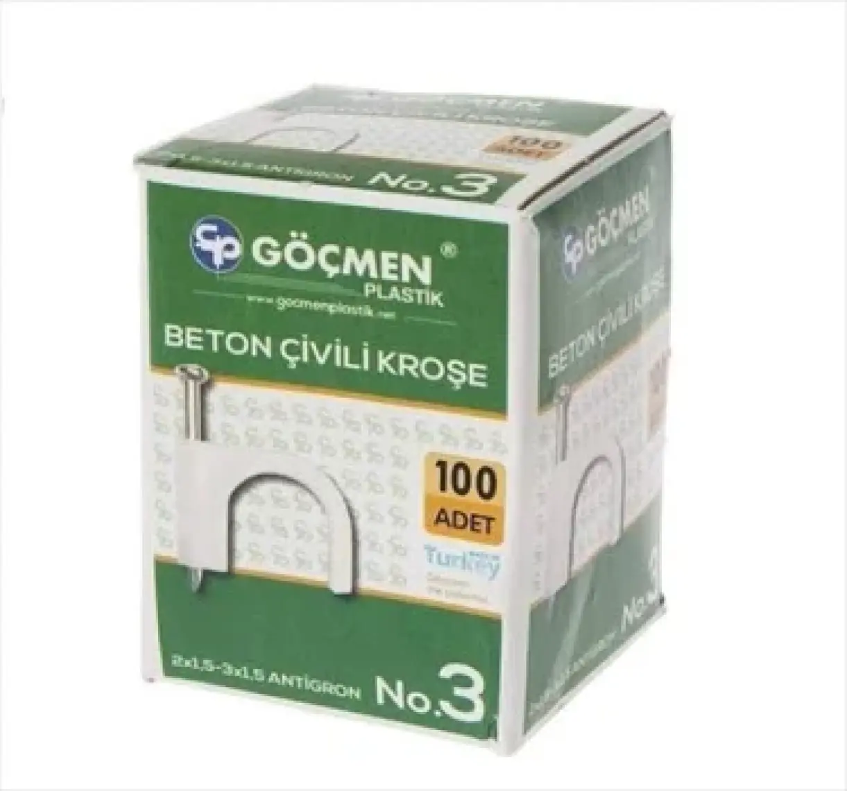 Göçmen Çivili Kroşe No:3 (100 Ad )