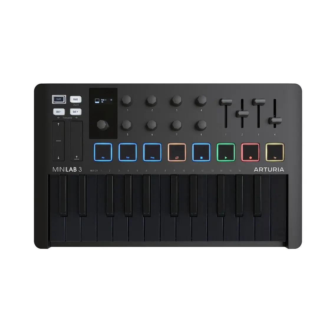 Arturia Minilab 3 Deep Black Midi Klavye