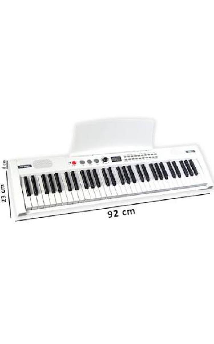 Midex PS4000WH-SET Tuş Hassasiyetli 61 Tuşlu Org Bluetooth USB Midi (Sustain Pedalı Çanta Kulaklık Stand METOD)