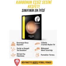 Pitbull Strings Carbon Seri Dengeli Ton Karakteri Mükemmel Akord Tutarlılığı Klasik Gitar Teli Takım + Pena Car