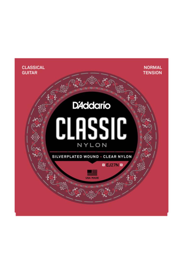 D'Addario Klasik Gitar Tel Seti D'Addario (4/4), Sılverplated Wound, C