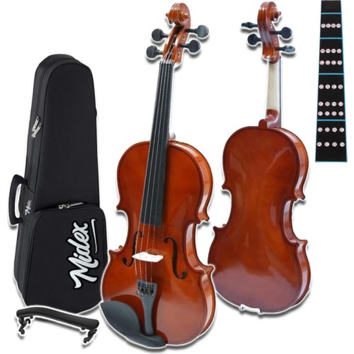 Midex CVL-743-TYS Profesyonel 3/4 Çocuk Kemanı Seti 10-13 Yaş (Yastık Tel Çanta Yay Susturucu Reçine)