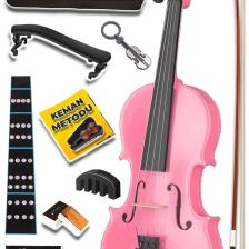 Midex HGA44PİNK-TYS Pembe 4/4 Tam Boy Keman Seti (Yetişkinler İçin)