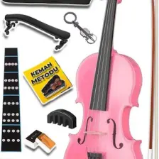Midex HGA24PİNK-TYS Pembe 1/2 Çocuk Kemanı (8-10 Yaş İçin)