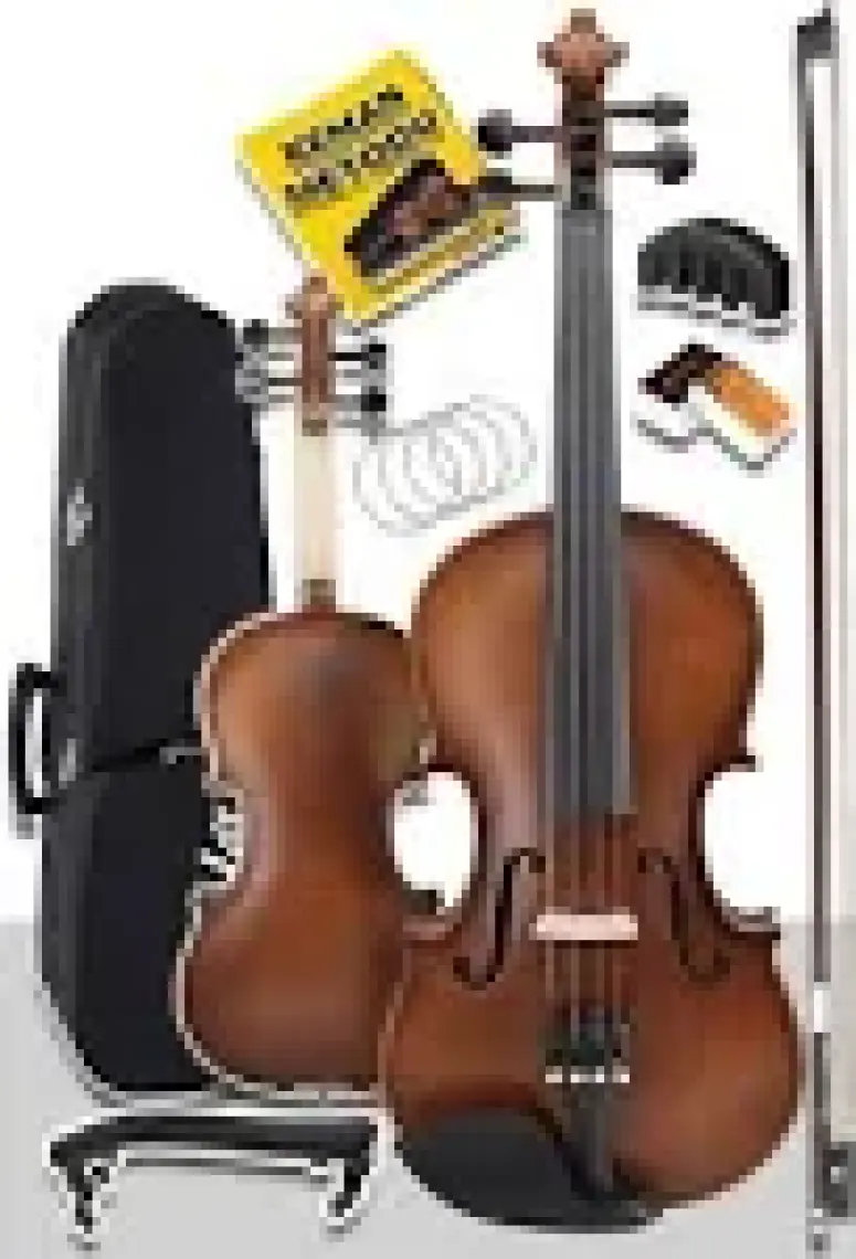 Midex LMA-544TYS 1/2 Profesyonel Keman 2/4 Çocuk Kemanı 8-10 Yaş (Yastık Susturucu Yedek Tel Çanta Yay Reçine Metod)