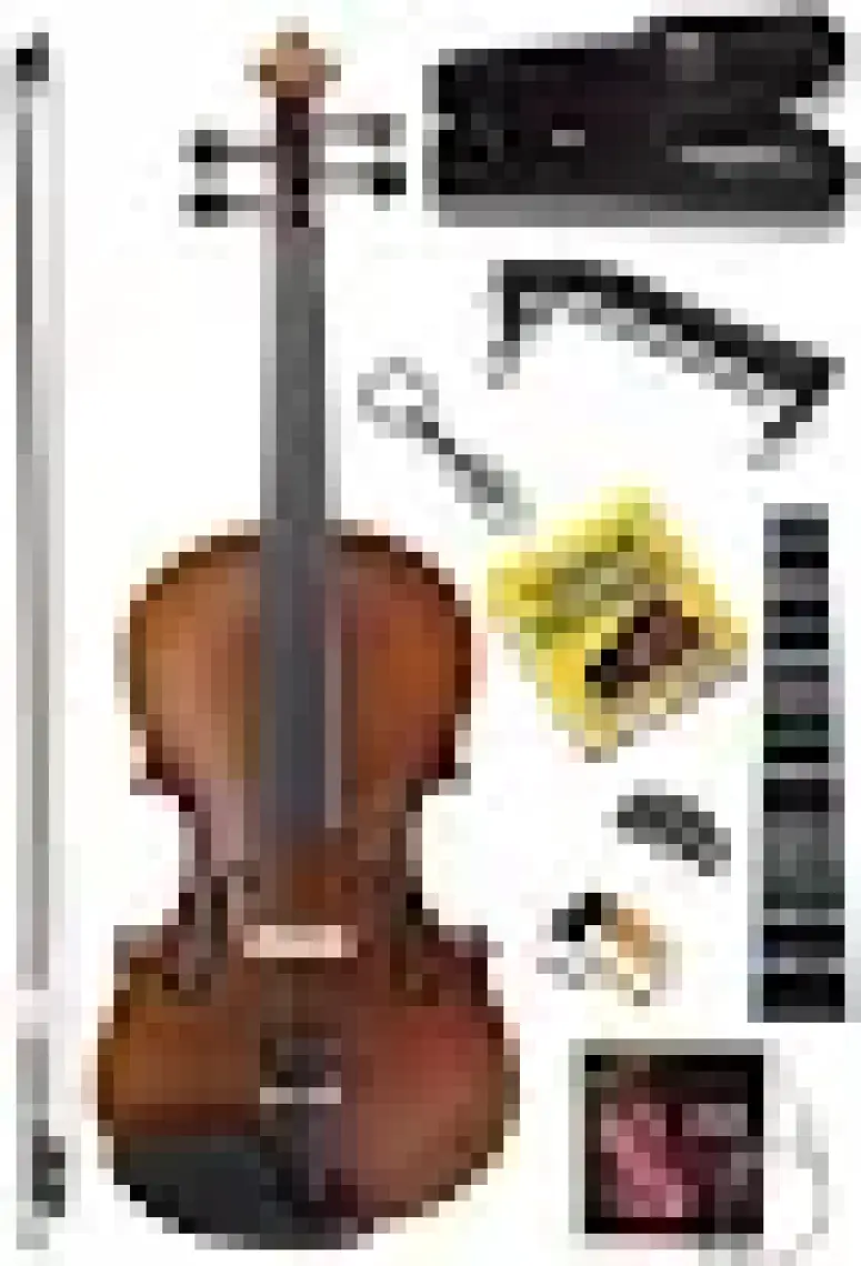 Midex LMA-544TYS 1/2 Profesyonel Keman 2/4 Çocuk Kemanı 8-10 Yaş (Yastık Susturucu Yedek Tel Çanta Yay Reçine Metod)