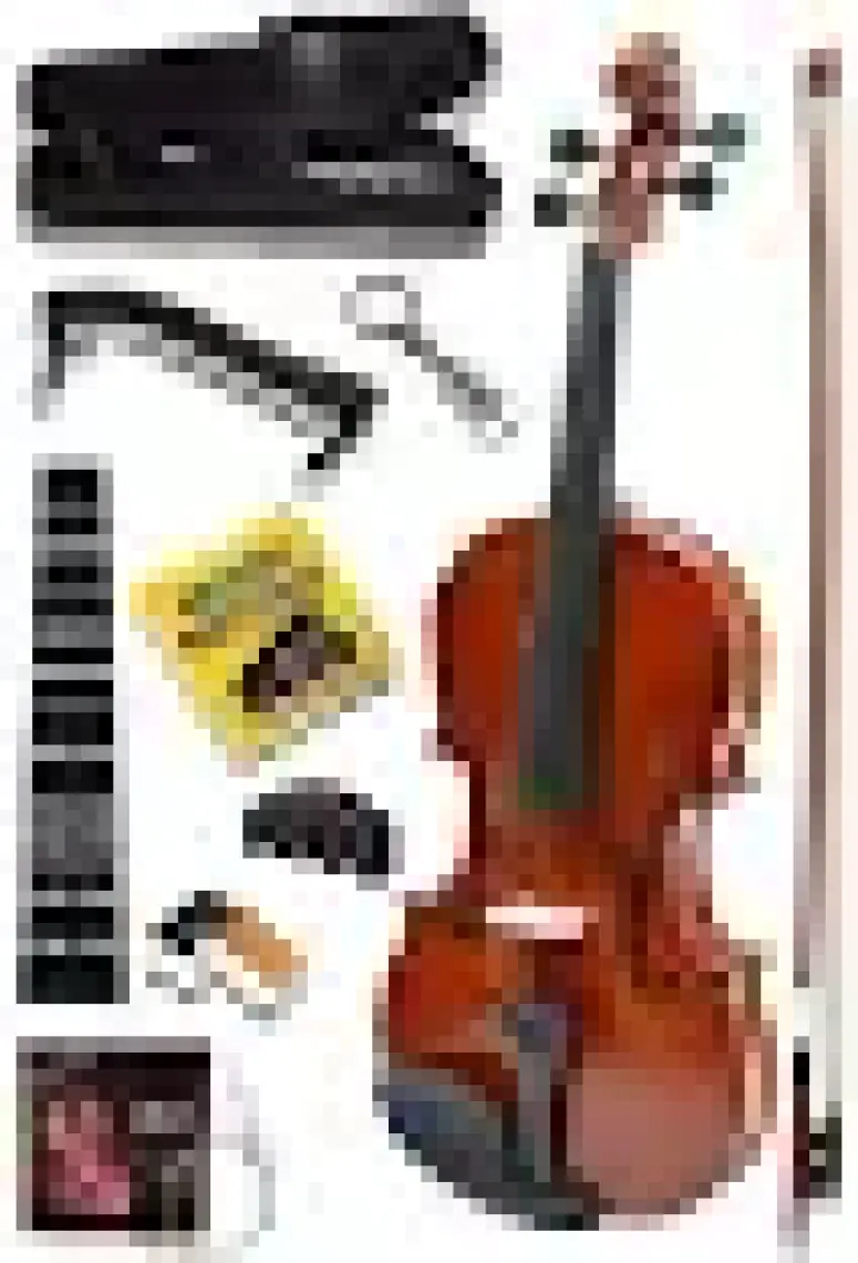 Midex CVL-742-TYS Profesyonel 1/2 Çocuk Kemanı Seti 8-10 Yaş (Yastık Tel Çanta Yay Susturucu Reçine)