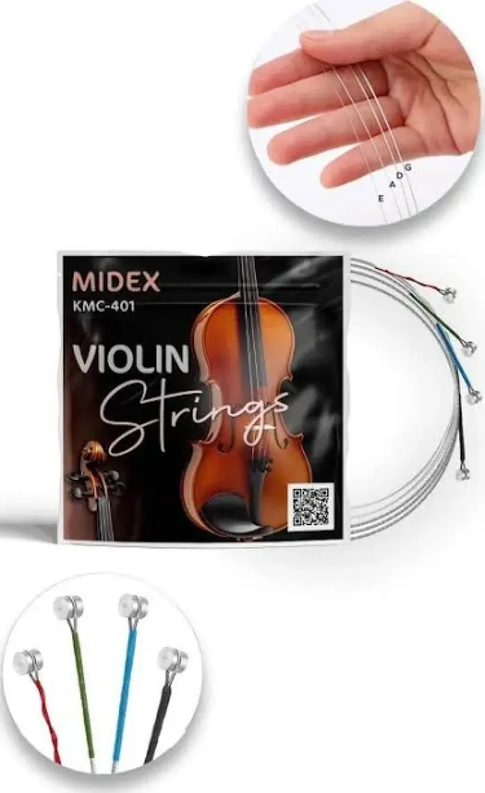 Midex Kmc-401 Keman Teli Profesyonel (1 Takım)