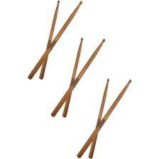 Midex OAK-110-7A-3X Ahşap Meşe Ağacı Bateri Davul Bageti 7A Drumsticks - 3 Çift