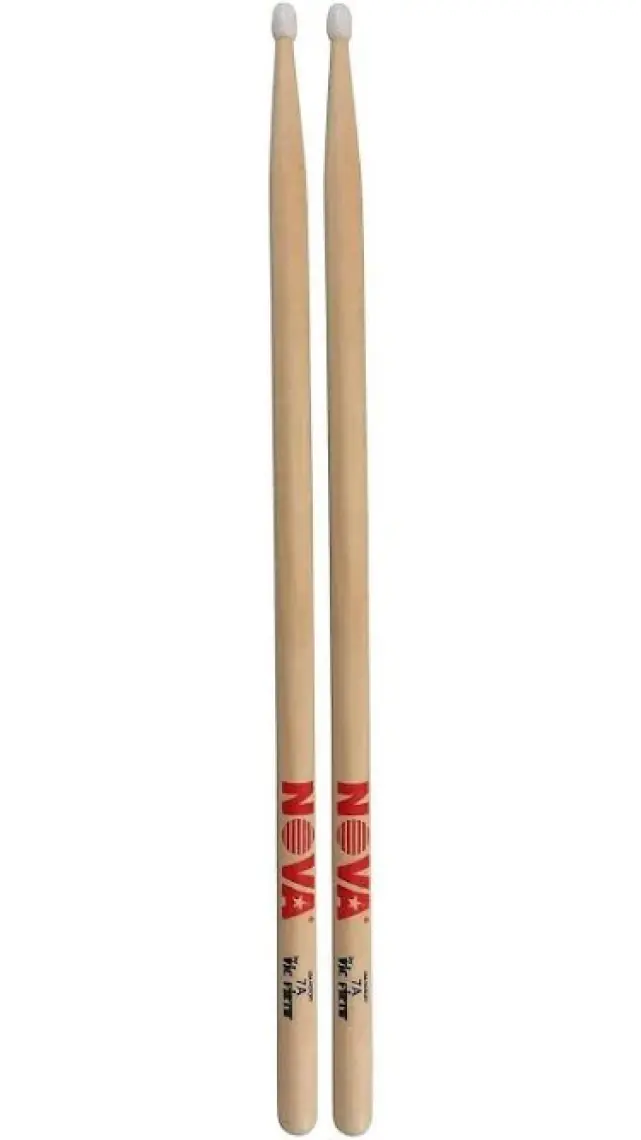 Vicfirth N7An Baget Çift Nova 7A Nylon Tip Hickory
