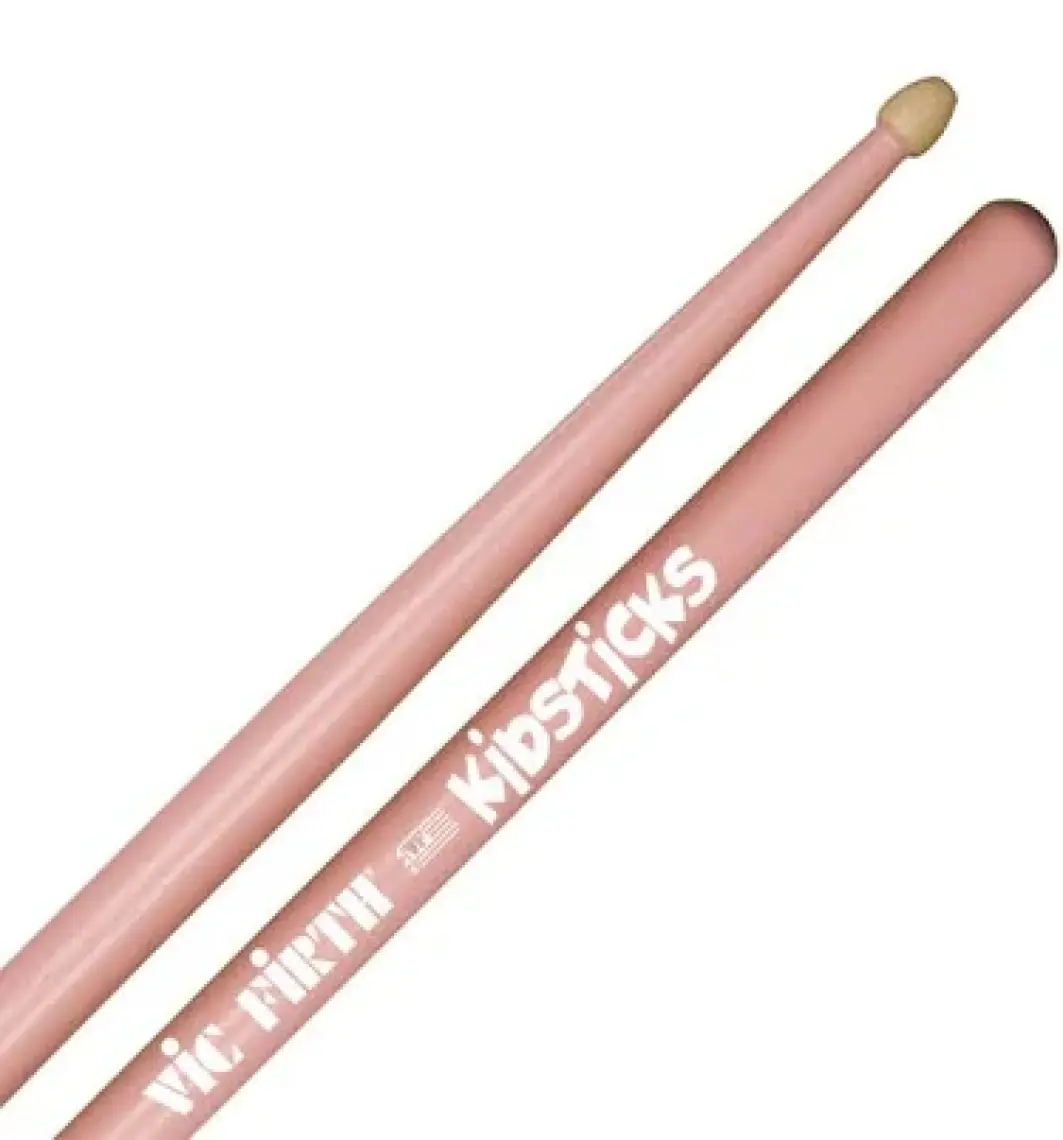 VIC FIRTH KIDSPINK American Classic Kidsticks Pink Pembe Çocuk Bageti
