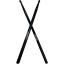 Midex GFK-801BK 5A Bateri Baget Kırılmaz Polyemid Siyah Davul Bageti 5A Drumsticks