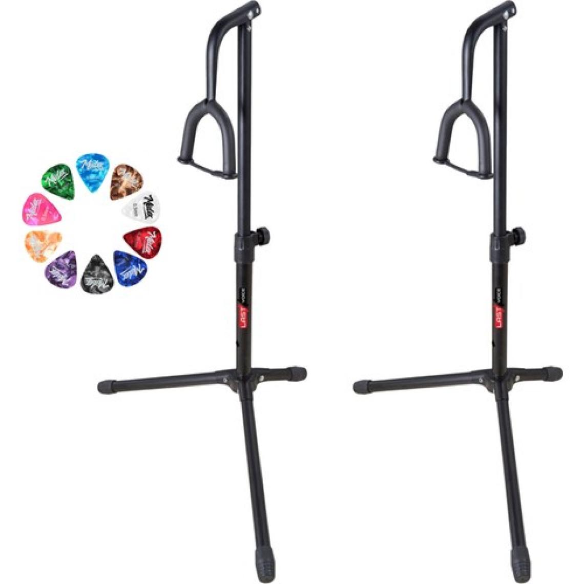Lastvoice GTR-01X 2li Set Enstrüman Bağlama Gitar Standı Sehpası + 10 Pena